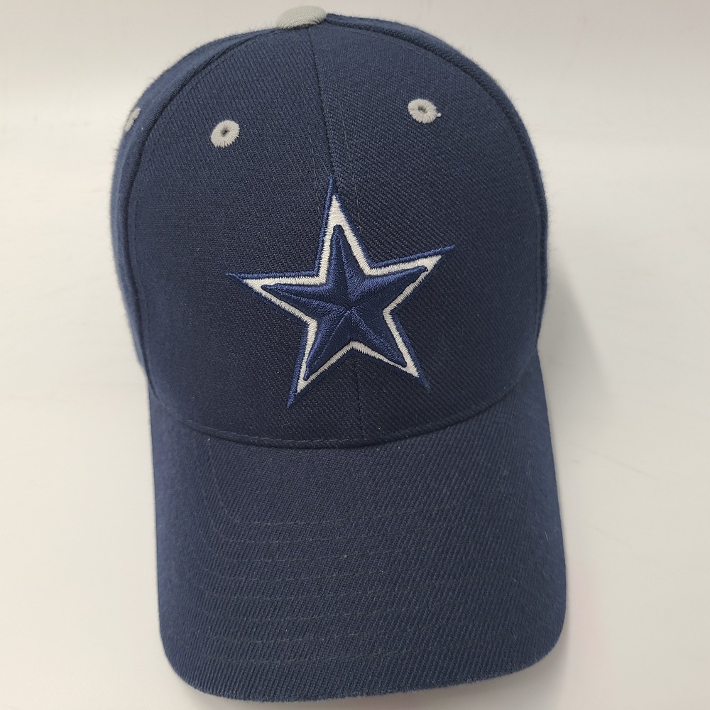 Vintage Dallas Cowboys Hat Snapback (Fits Small) Logo Athletic Blue NFL Football